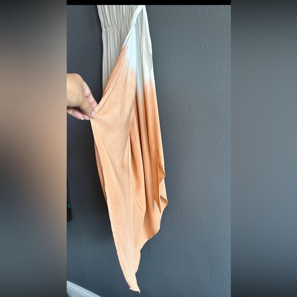 **Beautiful** Zayla Strapless Ombre Jumpsuit Split Leg Cotton Size Small - Picture 4 of 11